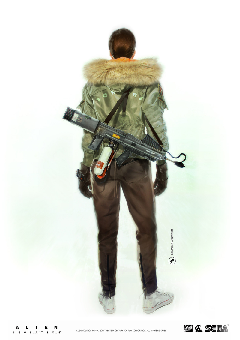 Illustration for article titled Alien: Isolation's Character Art Is Just The Best